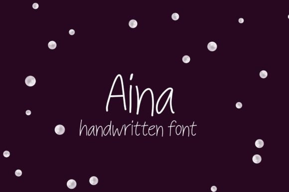 Aina: A Clean Handwritten Font for Clear Campaign Messaging