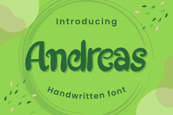 Andreas: A Handwritten Font for Elegant Design