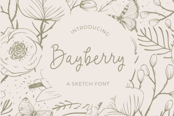 Bayberry: A Handwritten Font for Polished Branding