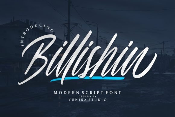 Billishin: A Script Font That Earns Its Space in Real Campaigns