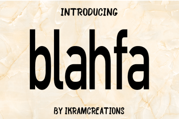 Blahfa: A Natural Handwritten Font for Campaigns