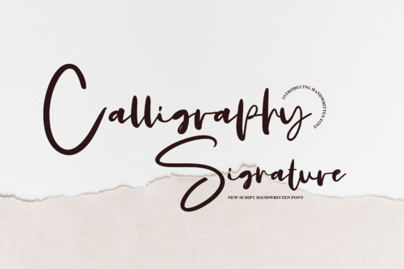 Calligraphy Signature: A Font That Elevates Your Brand