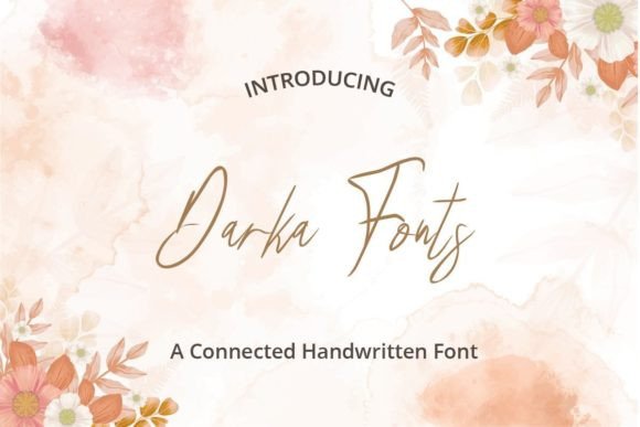 Darka Font: Elegant Script for Crafters