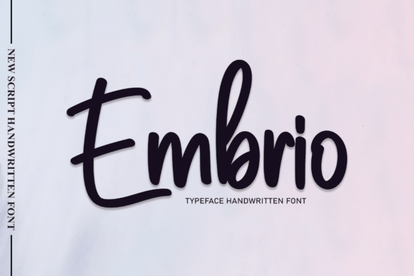 Embrio: A Friendly Font for Digital Marketing