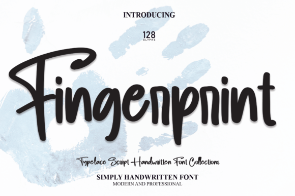 Fingerprint: A Quirky Handwritten Font
