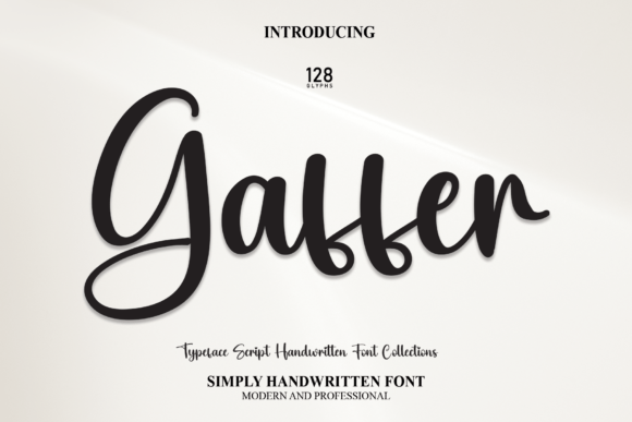 Gaffer: A Sweet Handwritten Font for Joyful Campaign Moments