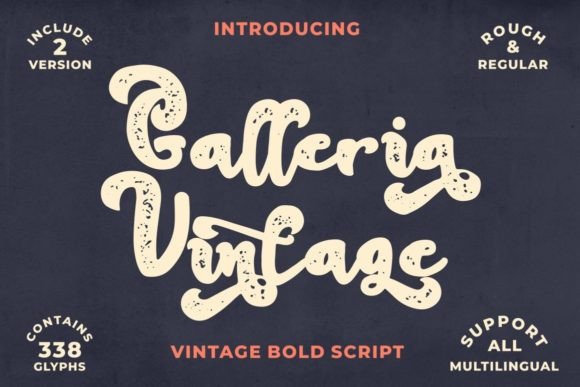 Galleria Vintage Font for Bold Campaigns
