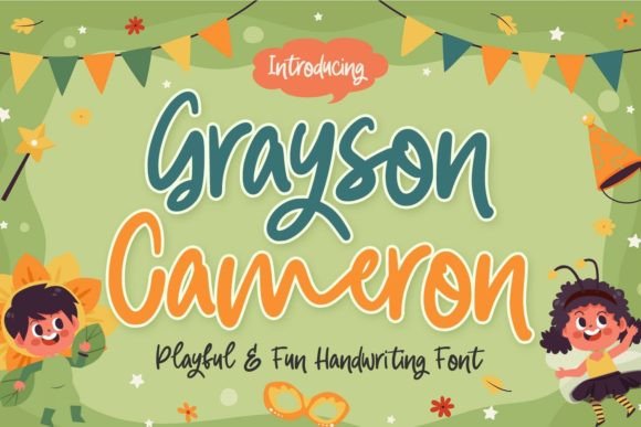 Grayson Cameron Font: Elegant Script for Web Design