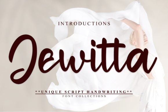 Jewitta: A Refined Script Font for Editorial Design