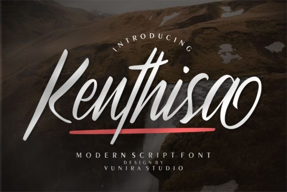 Kenthisa: A Handwritten Typeface That Elevates Digital Branding