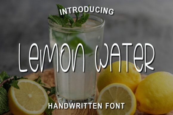 Lemon Water Font for Elegant Design