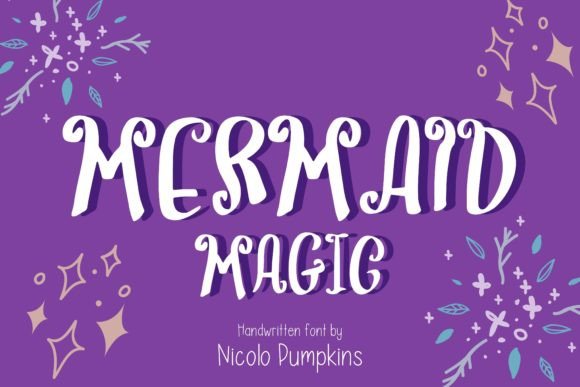 Mermaid Magic: A Script Font for Dreamers