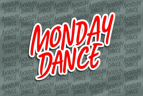 Monday Dance: A Creative Typeface