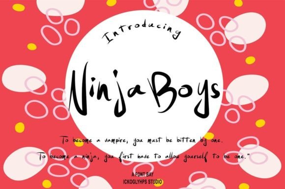 Ninja Boys Font for Business
