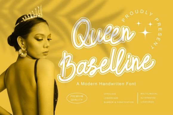 Queen Baselline: A Stylish Script Font