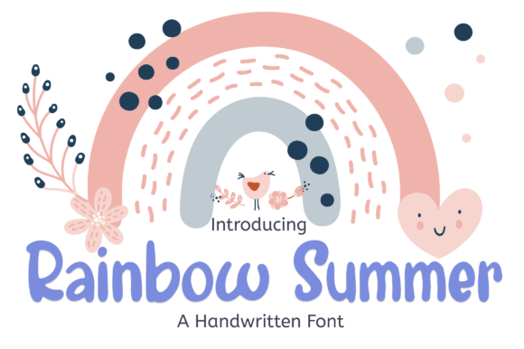 Rainbow Summer Font Review