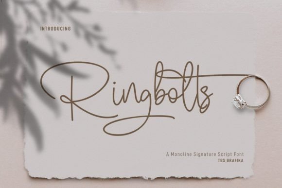 Ringbolts: A Stylish Font for Business Branding