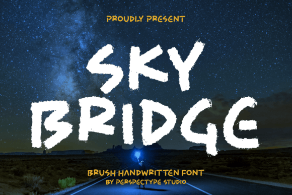 Sky Bridge Font for Creative Projects
