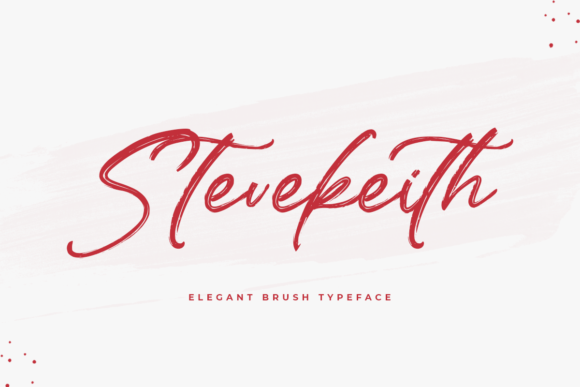 Stevekeith: A Modern Script Font for Creative Projects
