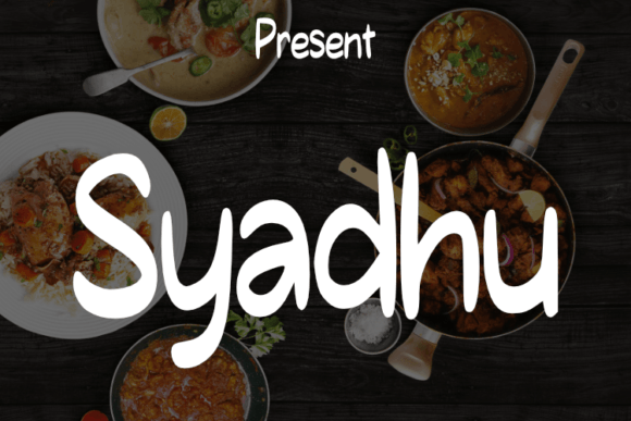 Syadhu: Elegant Script Font for Craft Projects