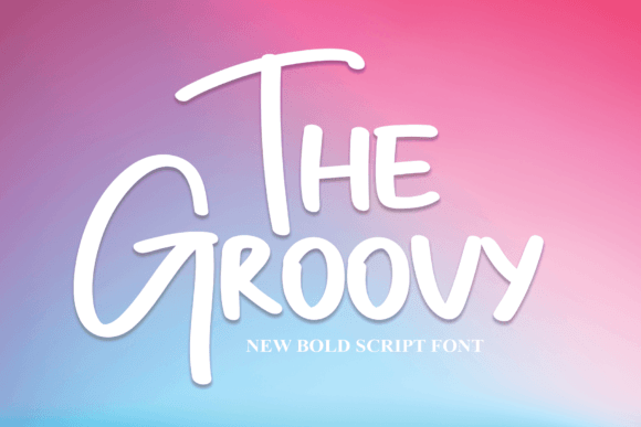 The Groovy: A Bold, Expressive Typeface