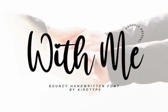 With Me Font: Handwritten Elegance for Web Design